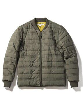 OUTERKNOWN Evolution Bomber Olive x Yellow with Surf Ranch patch Size XL